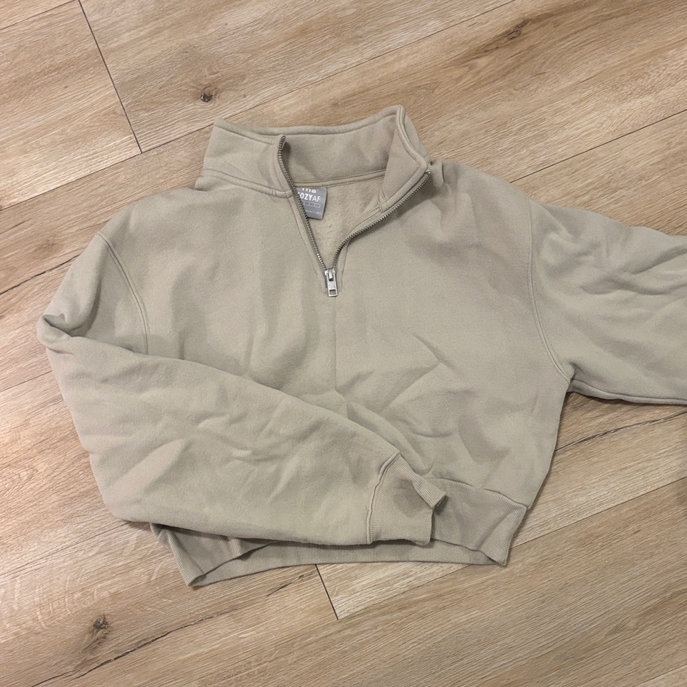 TNA CozyAF Fleece in Light Tan